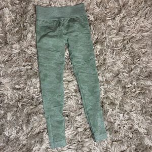 Gymshark green Camo legging